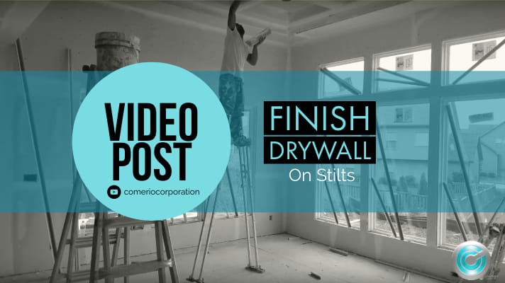 How To Finish Drywall On Stilts With Damon Comerio